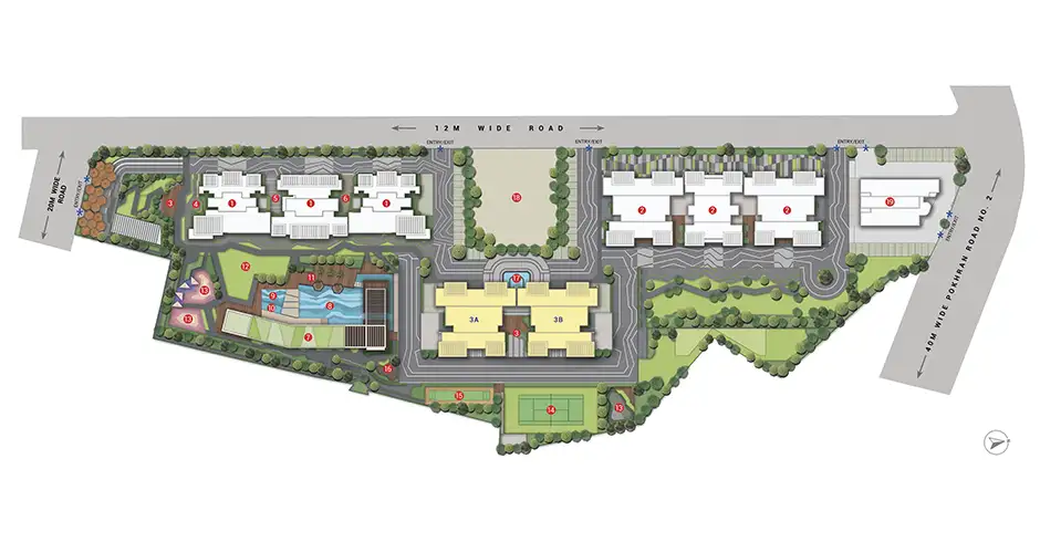 Embassy Group Thane Floor Plans